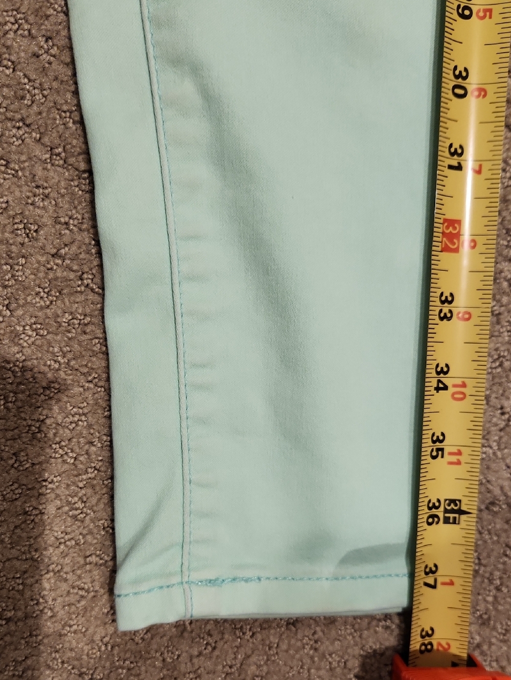 Celebrity Pink Pastel Mint Skinny Jeans for Women Sz 0 / 30 - Picture 6 of 11